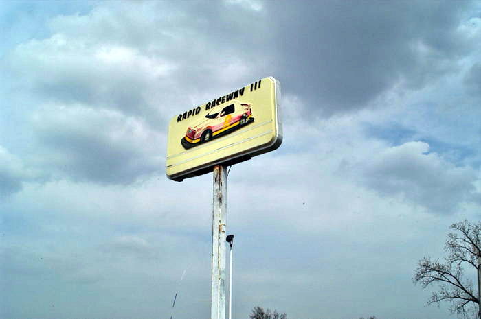 Sky Drive-In Theatre - April 2003 Photo - Then A Raceway (newer photo)